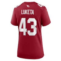 Women's Nike Jesse Luketa  Cardinal Arizona Cardinals Game Jersey