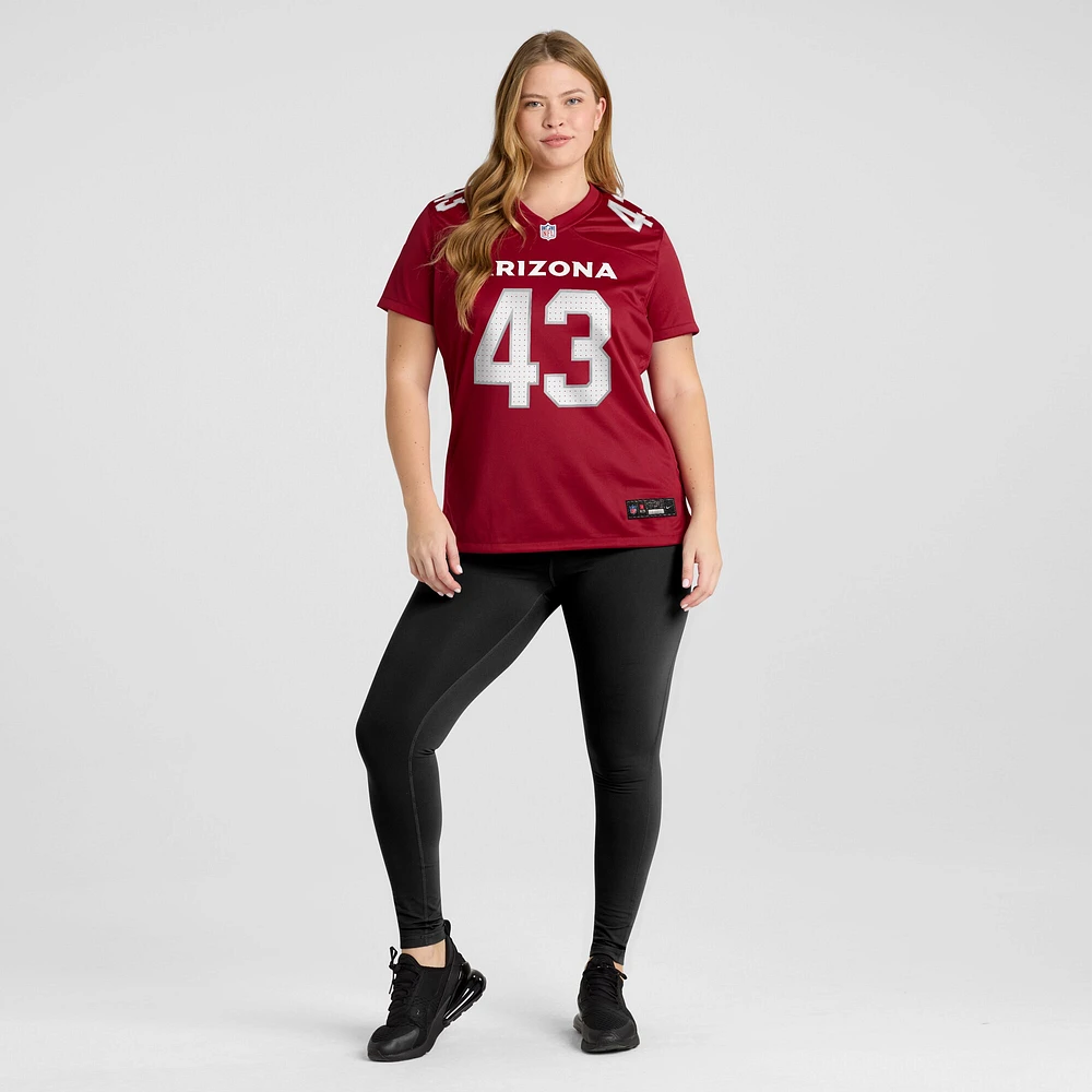 Women's Nike Jesse Luketa  Cardinal Arizona Cardinals Game Jersey