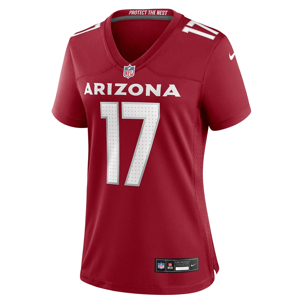 Women's Nike Kaden Davis  Cardinal Arizona Cardinals Team Game Jersey