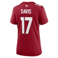 Women's Nike Kaden Davis  Cardinal Arizona Cardinals Team Game Jersey