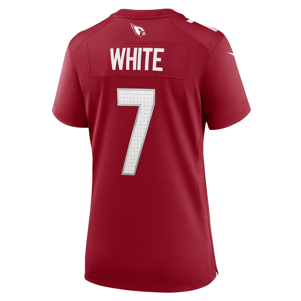Women's Nike Kyzir White  Cardinal Arizona Cardinals Team Game Jersey