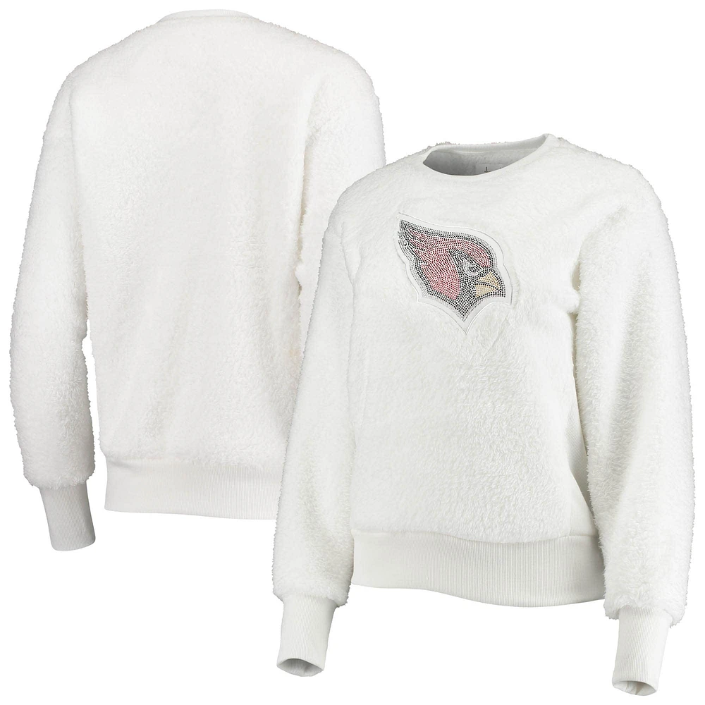 Sweat à capuche Touch Arizona Cardinals Milestone Tracker pour femme, blanc