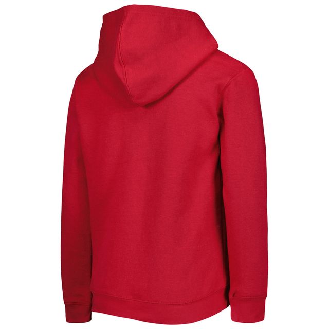 Ensemble sweat à capuche et pantalon Double Up Cardinal/Heather Grey Arizona Cardinals pour jeune