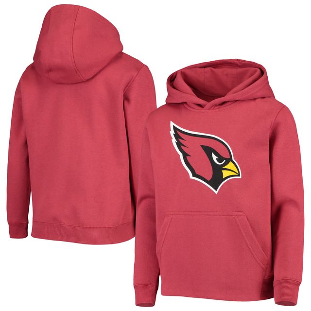 Sweat à capuche avec logo de l'équipe principale Cardinal Arizona Cardinals pour jeunes