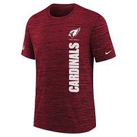 Youth Nike Cardinal Arizona Cardinals Sideline Velocity Performance T-Shirt