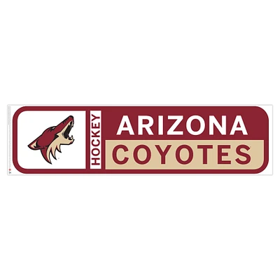 Arizona Coyotes - 90'' x 23'' Team Logo Repositionable Wall Decal