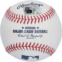 Jordan Lawlar Arizona Diamondbacks Autographed Baseball with "MLB Debut 9-7-23" Inscription