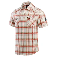 Men's Darius Rucker Collection by Fanatics Red Arizona Diamondbacks Plaid Full-Snap Shirt