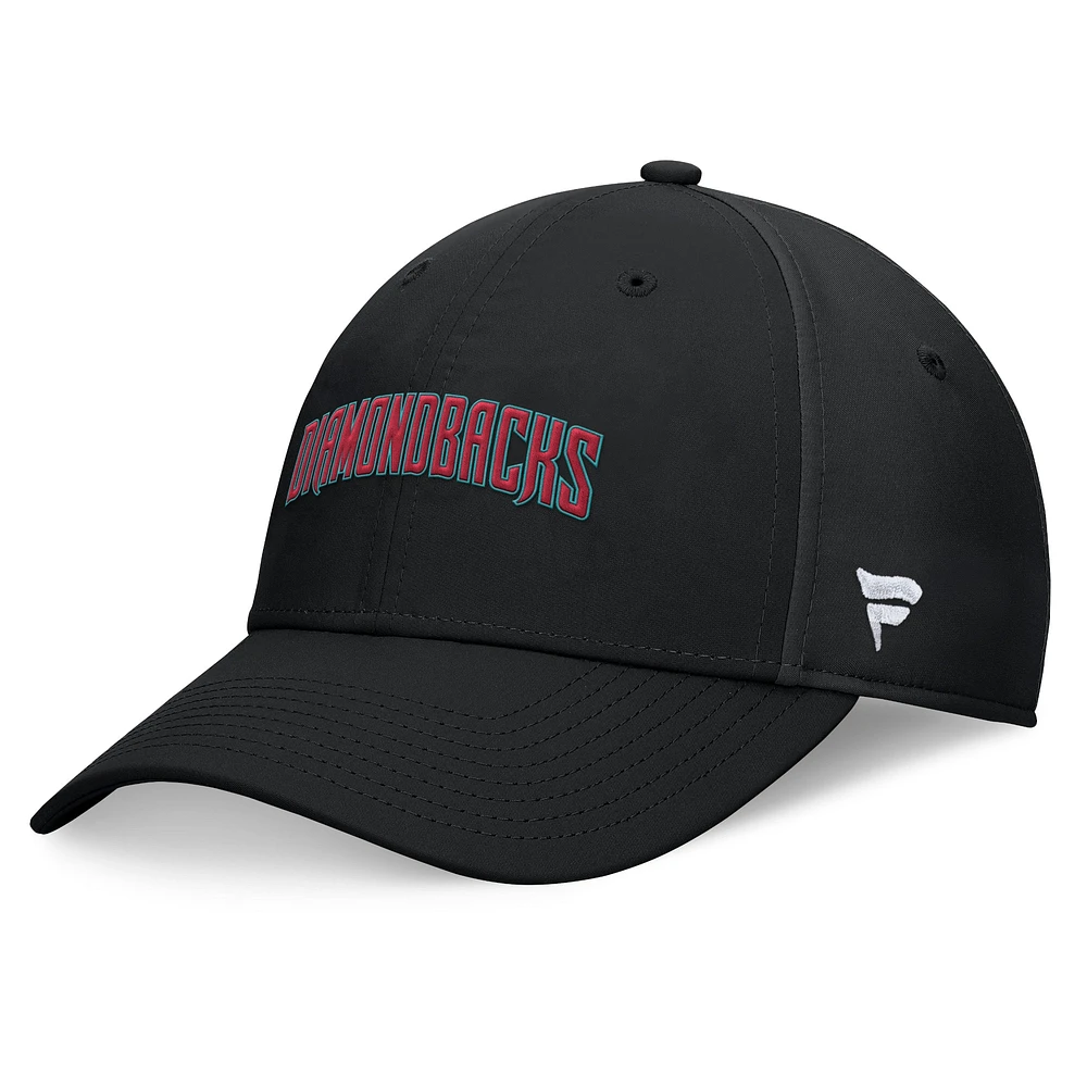 Men's Fanatics Black Arizona Diamondbacks Core Flex Hat