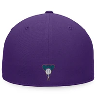 Men's Fanatics Purple Arizona Diamondbacks Cooperstown Collection Hurler Fitted Hat