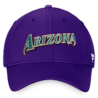 Men's Fanatics Purple Arizona Diamondbacks Cooperstown Core Flex Hat