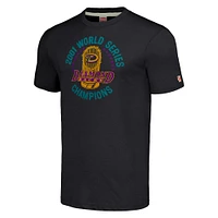 Men's Homage Heather Charcoal Arizona Diamondbacks 2001 World Series Champions Tri-Blend T-Shirt