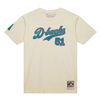Men's Mitchell & Ness Randy Johnson Cream Arizona Diamondbacks Cooperstown Collection Player T-Shirt
