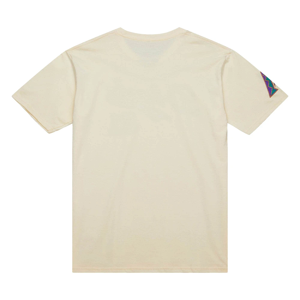 Men's Mitchell & Ness Randy Johnson Cream Arizona Diamondbacks Cooperstown Collection Player T-Shirt