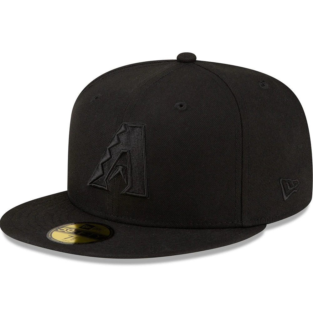 Men's New Era Arizona Diamondbacks Black on 59FIFTY Fitted Hat