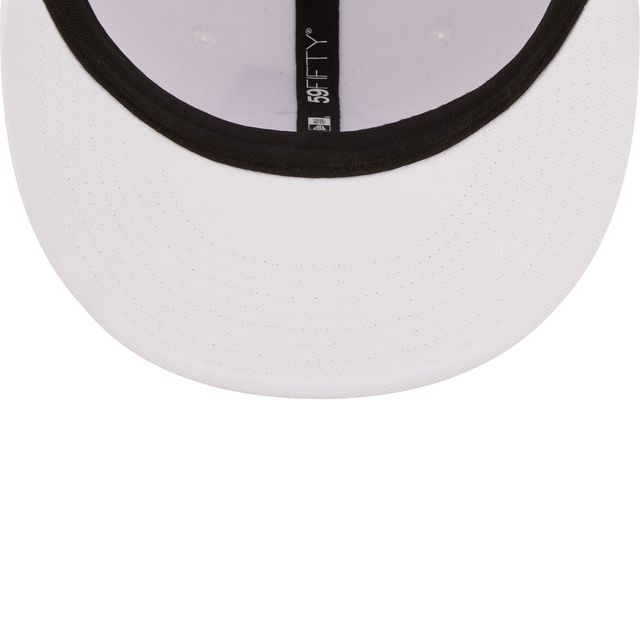Casquette ajustée 59FIFTY New Era Arizona Diamondbacks pour homme, blanc sur