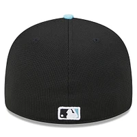 Men's New Era  Black Arizona Diamondbacks 2025 Batting Practice Low Profile 59FIFTY Fitted Hat