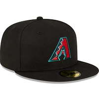 Casquette ajustée 59FIFTY sur le terrain de la collection authentique alternative des Diamondbacks l'Arizona New Era noire pour hommes
