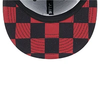 Men's New Era Black Arizona Diamondbacks Checkered Undervisor 59FIFTY Fitted Hat