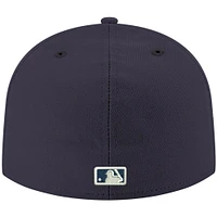 Men's New Era Navy Arizona Diamondbacks White Logo 59FIFTY Fitted Hat