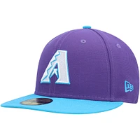 Men's New Era Purple Arizona Diamondbacks Vice 59FIFTY Fitted Hat