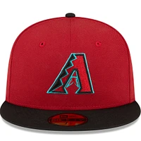 Men's New Era  Red/Black Arizona Diamondbacks Home Authentic Collection On-Field 59FIFTY Fitted Hat