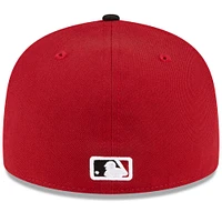 Men's New Era  Red/Black Arizona Diamondbacks Home Authentic Collection On-Field 59FIFTY Fitted Hat