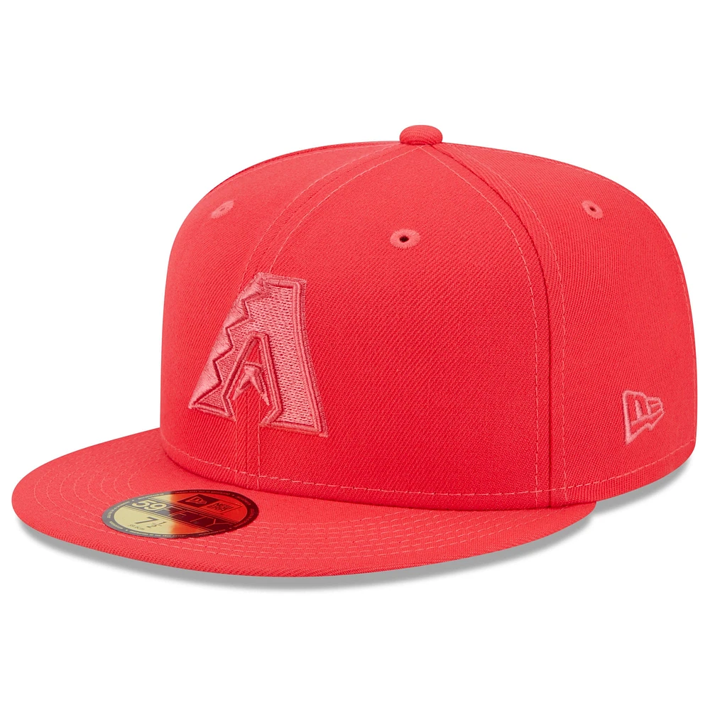 Casquette ajustée New Era Arizona Diamondbacks 2023 Spring Color Basic 59FIFTY rouge pour homme