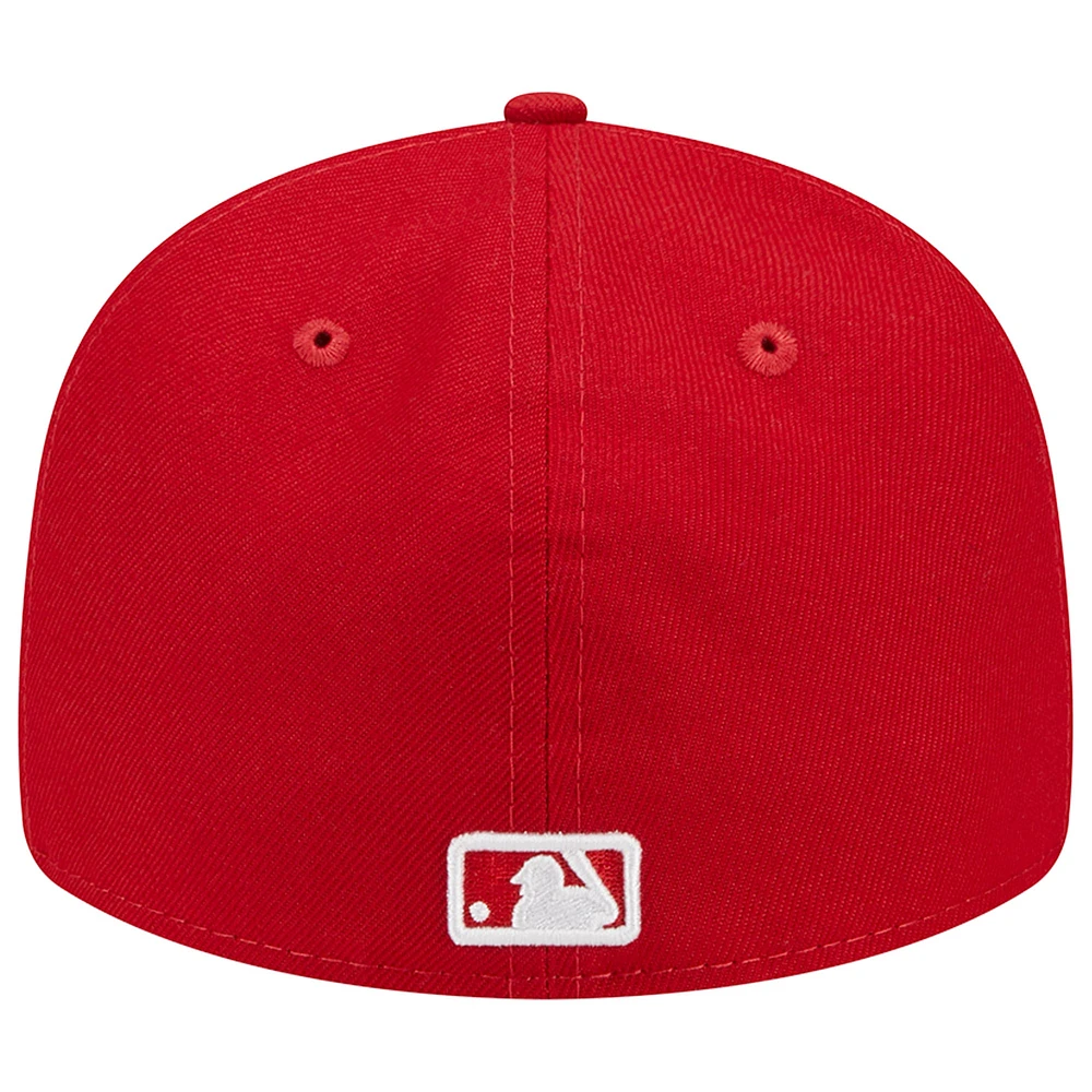 Casquette ajustée à profil bas 59FIFTY Scarlet Arizona Diamondbacks New Era pour homme