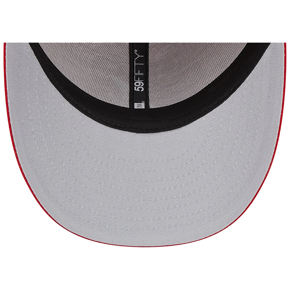 Casquette ajustée à profil bas 59FIFTY Scarlet Arizona Diamondbacks New Era pour homme