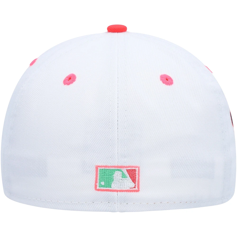 Men's New Era White/Green Arizona Diamondbacks Inaugural Season Watermelon Lolli 59FIFTY Fitted Hat