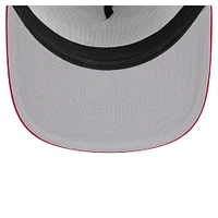 Men's New Era White/Red Arizona Diamondbacks Retro Script Trucker 9FIFTY Snapback Hat