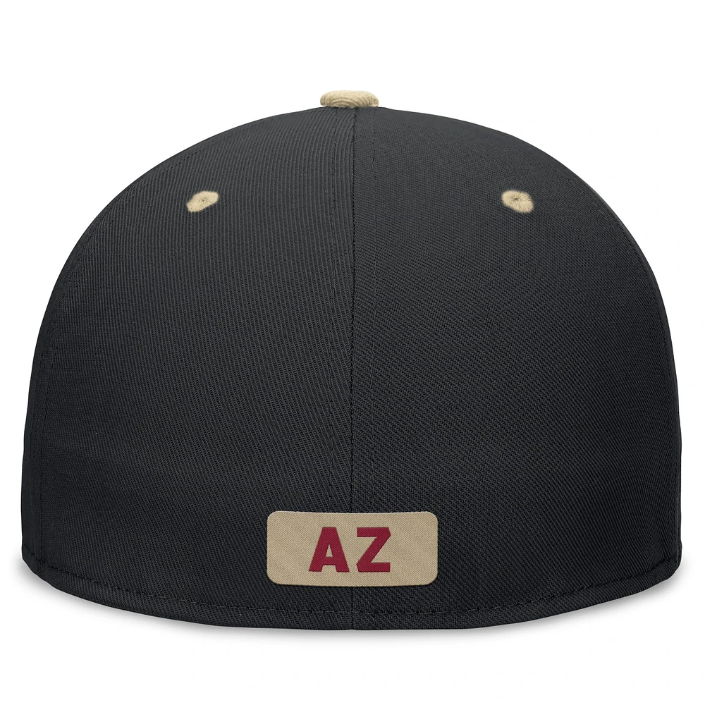 Men's Nike Black/Gold Arizona Diamondbacks City Connect True Fitted Hat