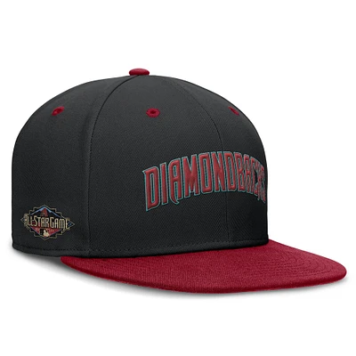 Casquette Nike bicolore noire/rouge pour homme Arizona Diamondbacks All-Star Game 2011 True Primetime Performance