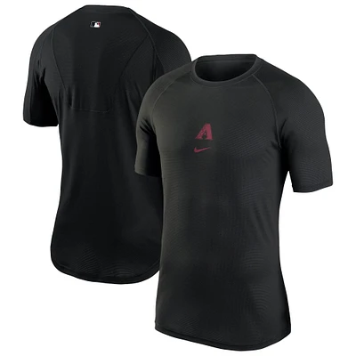 Men's Nike Black Arizona Diamondbacks Authentic Collection Performance Raglan T-Shirt