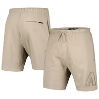 Men's Pro Standard Khaki Arizona Diamondbacks Neutral Fleece Shorts