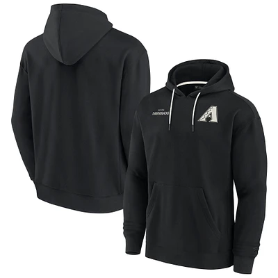 Sweat à capuche unisexe Fanatics Black Arizona Diamondbacks Elements en polaire super douce