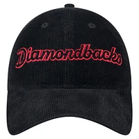 Women's New Era Black Arizona Diamondbacks Corduroy 9TWENTY Adjustable Hat