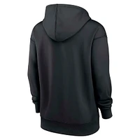 Women's Nike Black Arizona Diamondbacks Authentic Collection Performance Pullover Hoodie