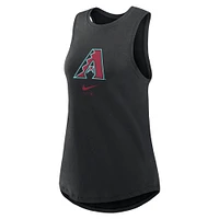 Women's Nike Black Arizona Diamondbacks Legacy Icon High Neck Performance Tank Top