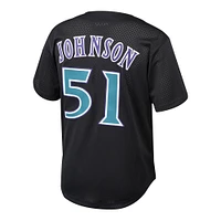 Youth Mitchell & Ness Randy Johnson Black Arizona Diamondbacks Cooperstown Collection Mesh Batting Practice Jersey