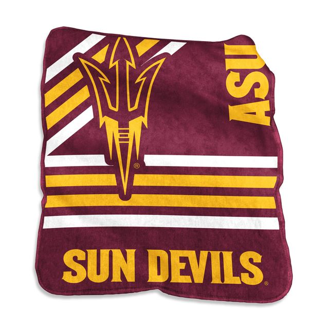 Arizona State Sun Devils 50'' x 60'' Couverture raschel en peluche de l'équipe