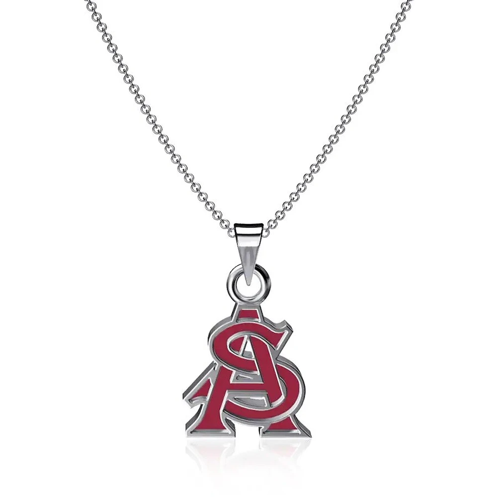 Dayna Designs Arizona State Sun Devils Enamel Small Pendant Necklace
