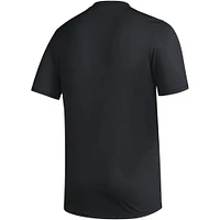 Men's adidas  Black Arizona State Sun Devils Fadeaway Basketball Pregame AEROREADY T-Shirt