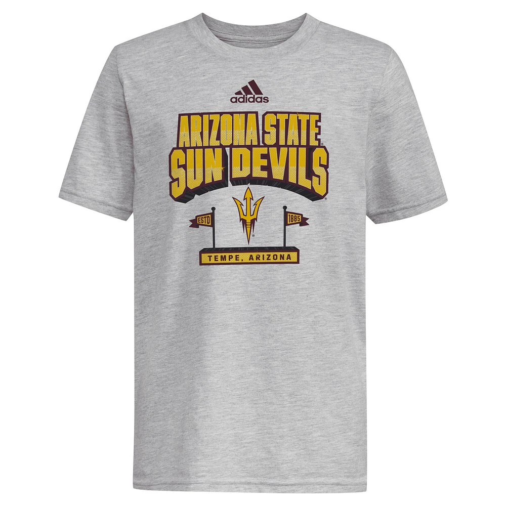 Men's adidas Gray Arizona State Sun Devils Stake Our Claim T-Shirt