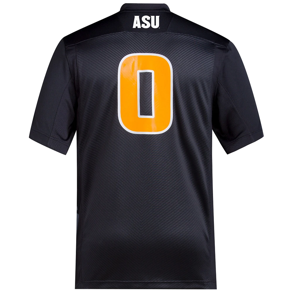 Men's adidas #0 Black Arizona State Sun Devils  2023 Premier Jersey