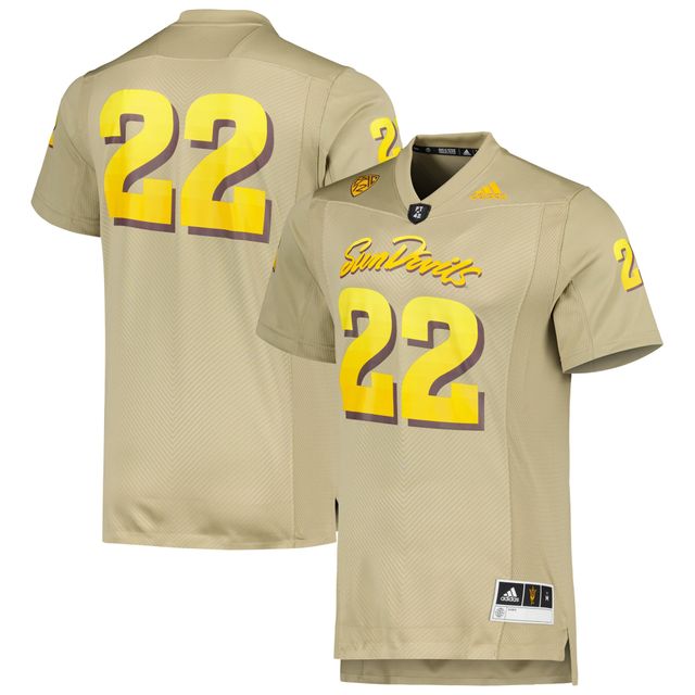 Maillot adidas #22 Tan Arizona State Sun Devils Rising Premier Strategy pour hommes