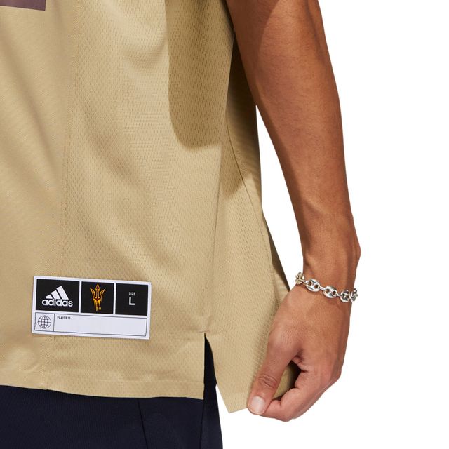 Maillot adidas #22 Tan Arizona State Sun Devils Rising Premier Strategy pour hommes
