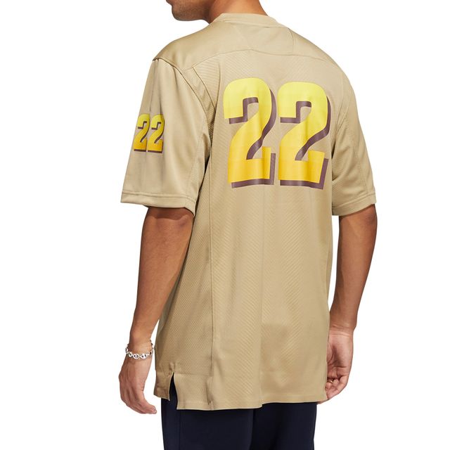 Maillot adidas #22 Tan Arizona State Sun Devils Rising Premier Strategy pour hommes