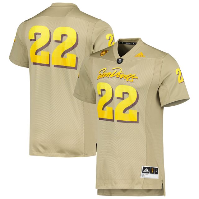Maillot adidas #22 Tan Arizona State Sun Devils Rising Premier Strategy pour hommes